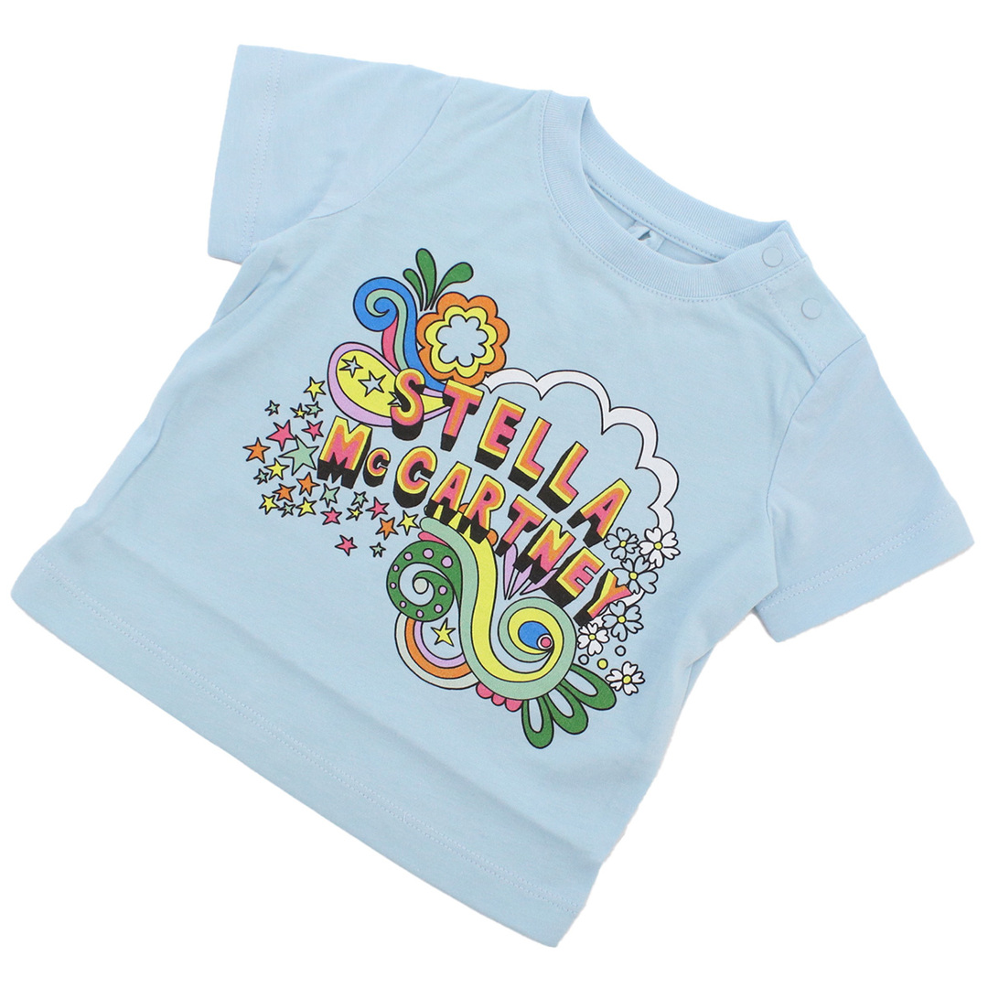 Stella McCartney(ステラマッカートニー)のStella McCartney ステラマッカートニー TS8011 Tシャツ ブルー系 ベビー キッズ/ベビー/マタニティのベビー服(~85cm)(Ｔシャツ)の商品写真