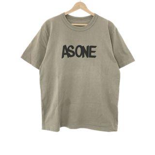 3新品 sacai サカイ メンズ ロゴ パッチ ロング Tシャツ 長袖 カーキ