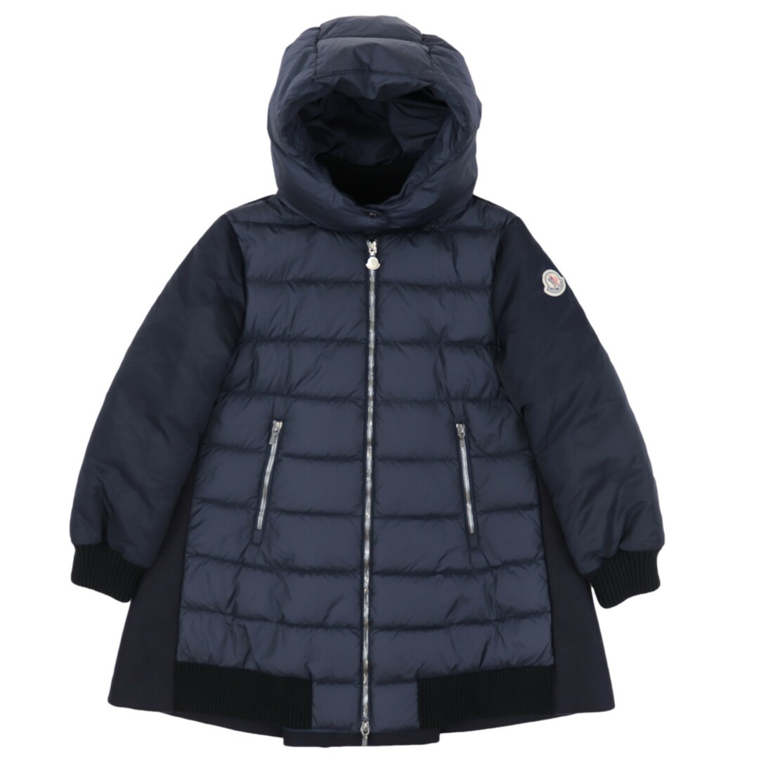 美品 モンクレール ブロワ ウール切替 ダウンジャケット キッズ ネイビー 10A/140cm コート レディース可 BLOIS MONCLER | フリマアプリ ラクマ