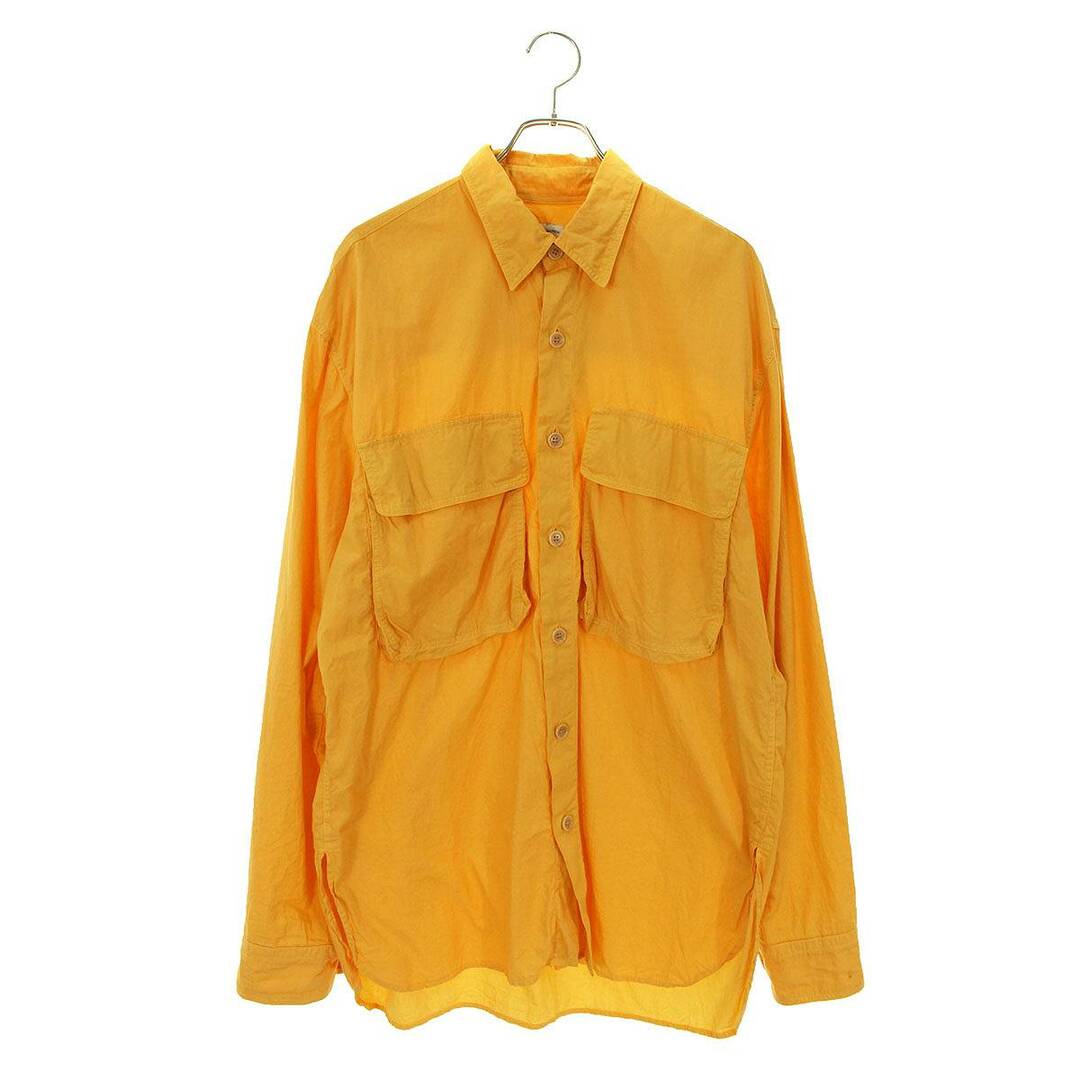 トップスドリスヴァンノッテン  231-020712 CANDER SHIRT フロントポケットオーバーサイズ長袖シャツ メンズ S