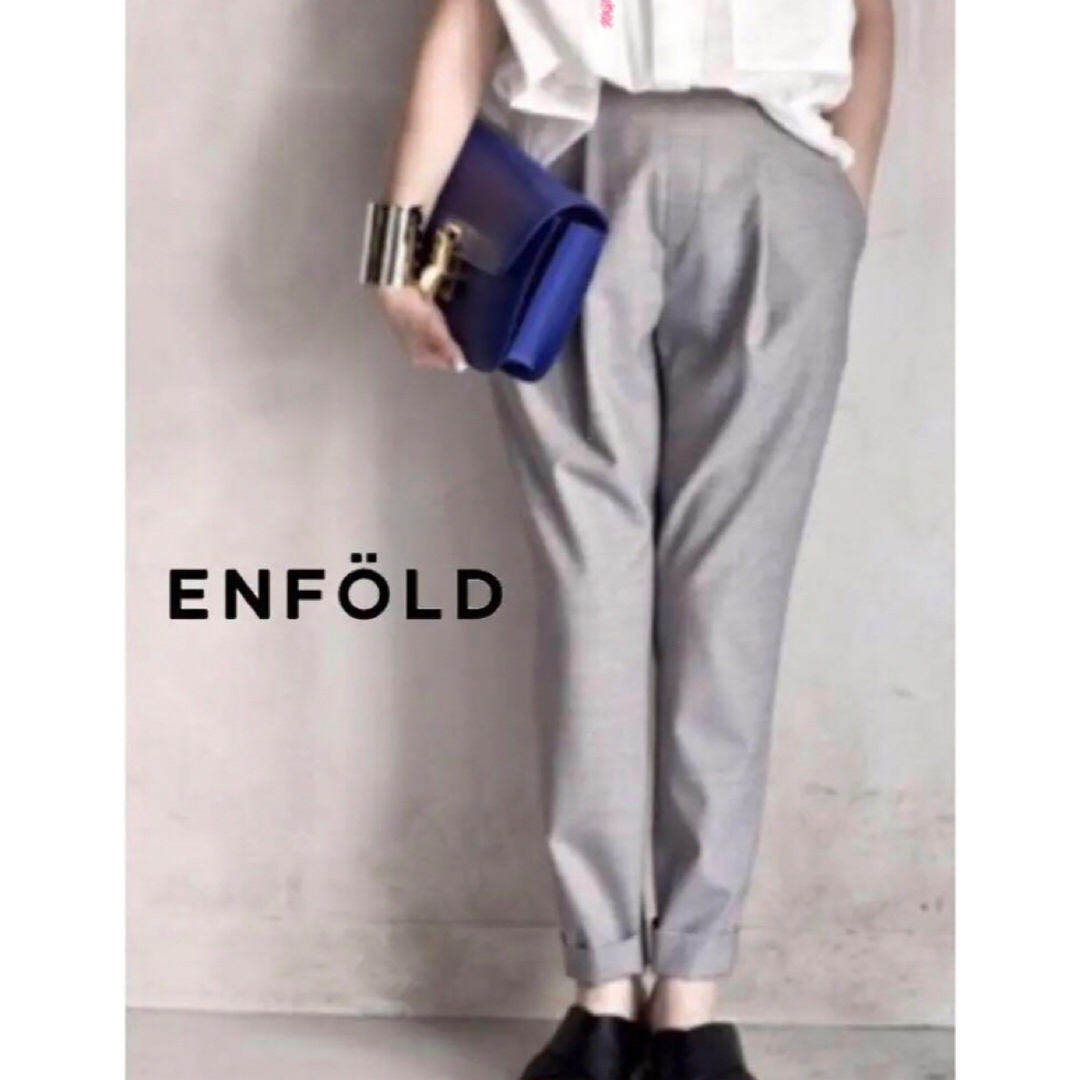 完売カラー【ENFOLD】シルクウール ストレッチゴムジョッパーズPT305㎝股下