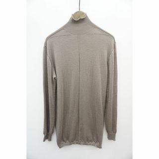 リックオウエンス(Rick Owens)の美品リックオウエンス オーバーサイズカシミヤ タートルネックニット灰912N▲(ニット/セーター)