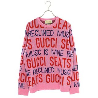 グッチ(Gucci)のグッチ  676371 XKB40 MUSIC IS MINEジャガードニット メンズ M(ニット/セーター)