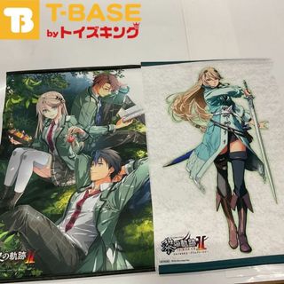 Nihon Falcom ニホンファルコム 英雄伝説 黎の軌跡? クロノキセキ クリムゾン・シン 電撃スペシャルパック特典 B2 タペストリー 2枚セット(キャラクターグッズ)