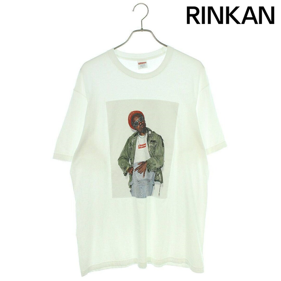 シュプリーム  22AW  Andre 3000 Tee アンドレスリーサウザントフォトプリントTシャツ メンズ M