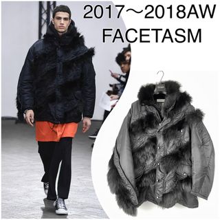 ファセッタズム(FACETASM)の幻 ファセッタズム FACETASM BUG 再構築 ファー N3B ブルゾン (その他)