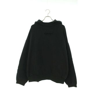 フォグ ESSENTIALS Hoodie Jet Black フロントロゴプルオーバーパーカー メンズ L