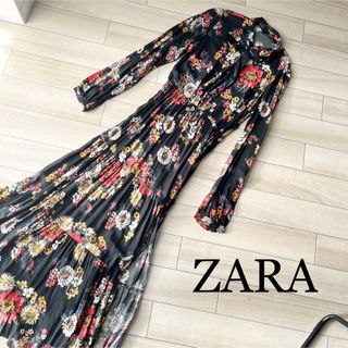 ザラ(ZARA)の【ZARA花柄ワンピース】(ロングワンピース/マキシワンピース)