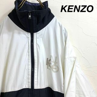 KENZO GOLF 90s クレイジー マルチカラー ナイロンジャケット