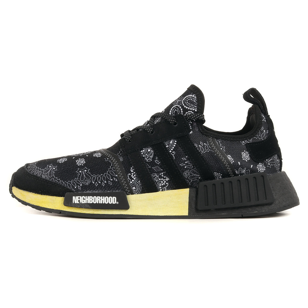 NEIGHBORHOOD ネイバーフッド サイズ:28.5cm 20AW adidas NMD R1 NBHD BANDANA GY4157 アディダス バンダナ ブラック 黒 US10.5 ローカット スニーカー コラボ シューズ 靴【メンズ】【美品】