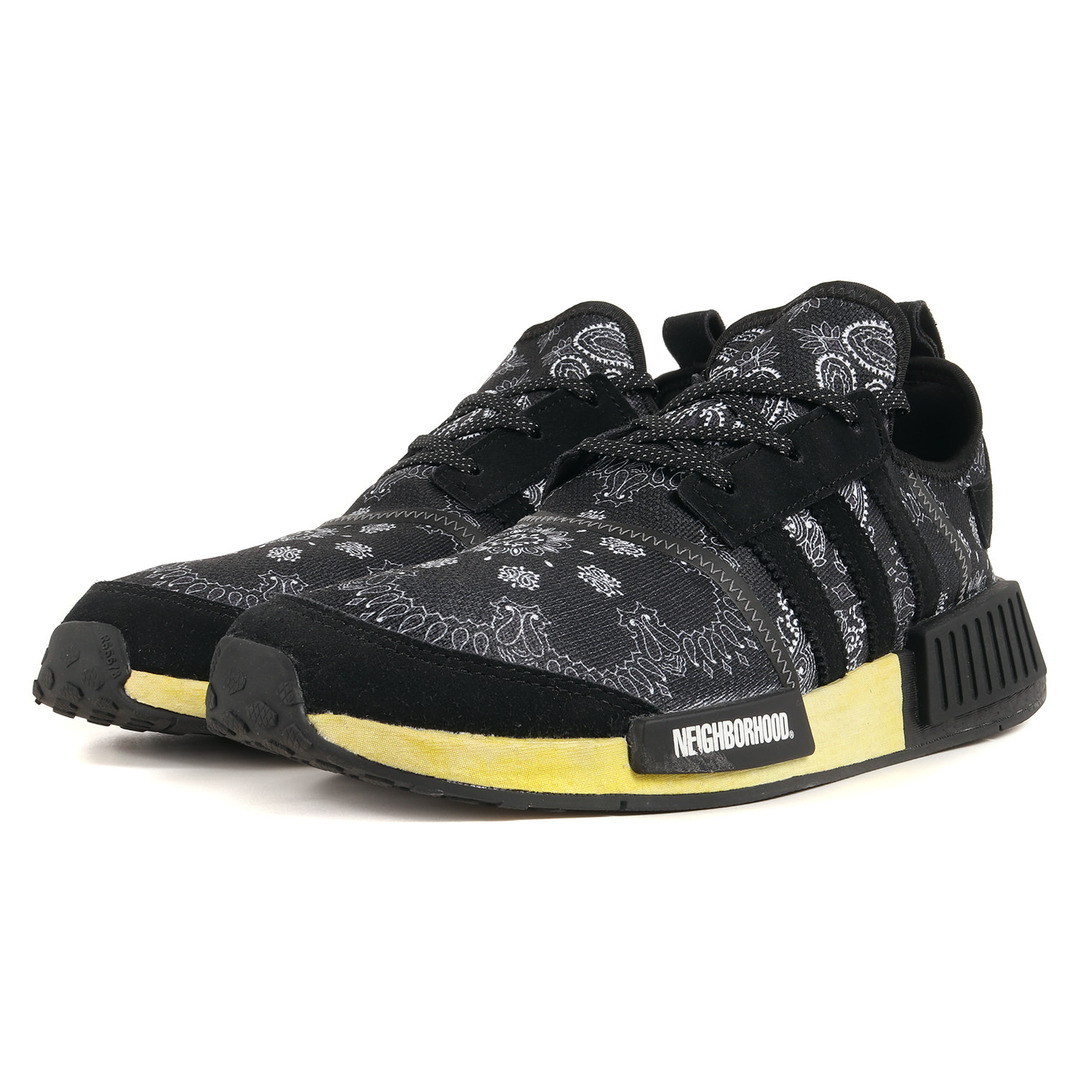 NEIGHBORHOOD ネイバーフッド サイズ:28.5cm 20AW adidas NMD R1 NBHD BANDANA GY4157 アディダス バンダナ ブラック 黒 US10.5 ローカット スニーカー コラボ シューズ 靴【メンズ】【美品】