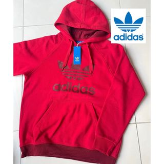 adidas - アディダスオリジナルス【adidas】赤 レッド プルオーバー