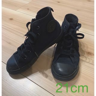 コンバース(CONVERSE)のCONVERSE 21cm black ハイカットスニーカー(スニーカー)