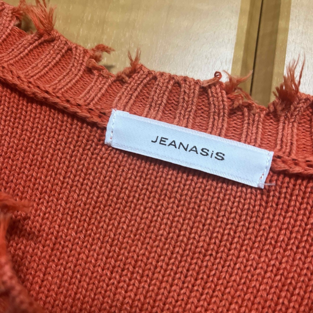 JEANASIS(ジーナシス)のJEANASISダメージニット レディースのトップス(ニット/セーター)の商品写真