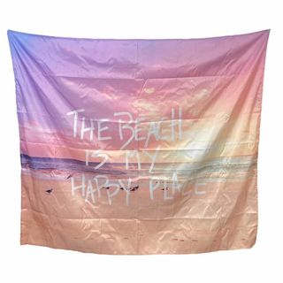 ソサエティシックス(Society6)のタペストリー 約128cm × 約148cm the beach is my(その他)