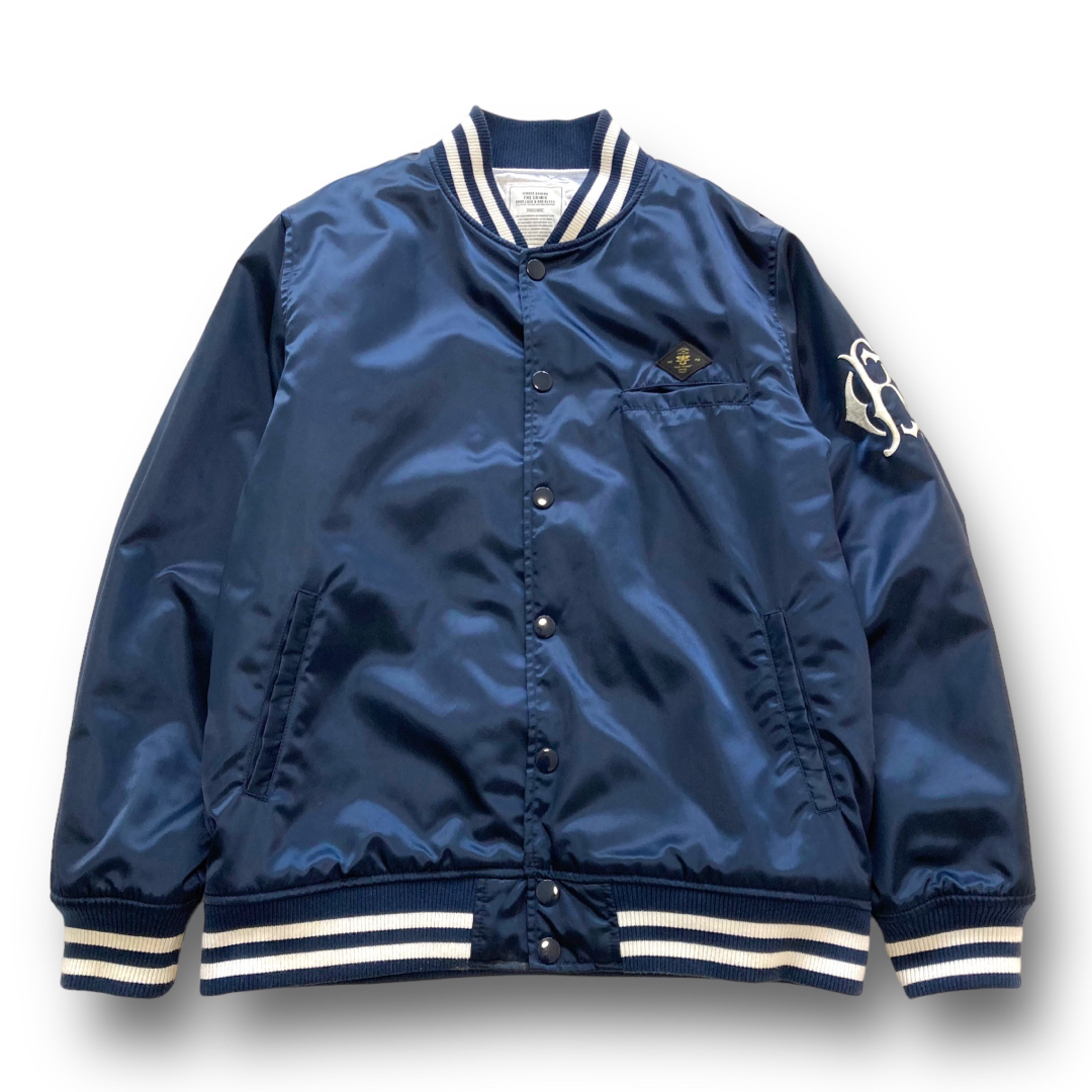 M 良品 CRIMIE クライミー STADIUM JACKET スタジャン 黒