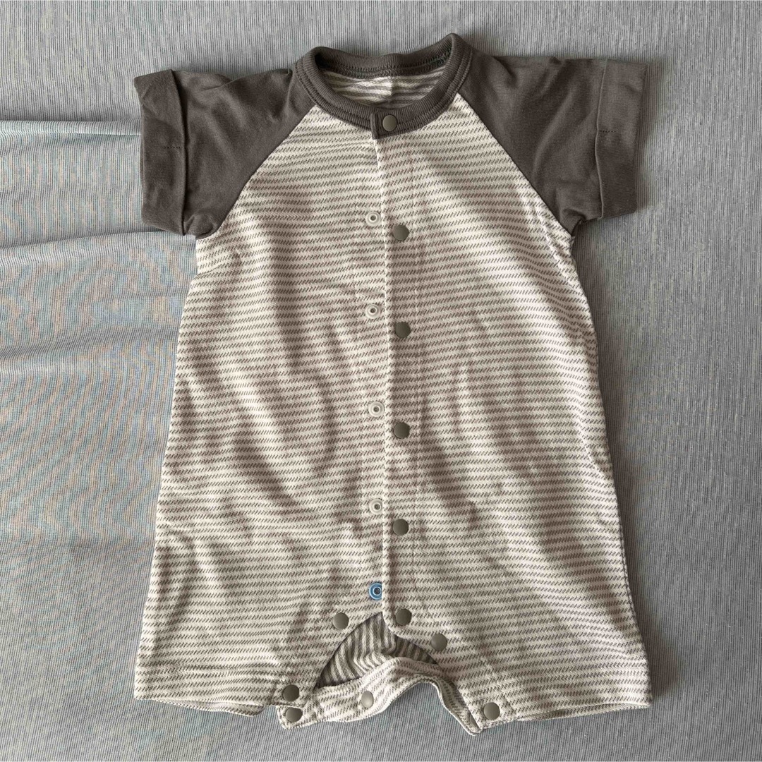 GU(ジーユー)のGU ベビー ロンパース カバーオール キッズ/ベビー/マタニティのベビー服(~85cm)(カバーオール)の商品写真
