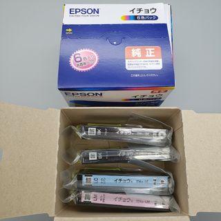 エプソン(EPSON)のEPSON★エプソン 純正インク★イチョウ ６色パック＋４個(PC周辺機器)