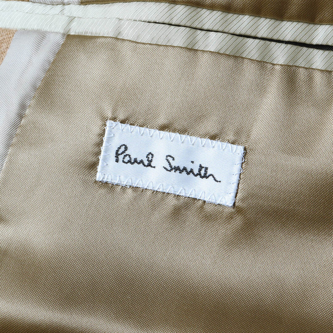 Paul Smith(ポールスミス)のPaul Smith ポールスミス コート サイズ:M ダブルブレスト キャメル チェスター コート 213211 ベージュ 日本製 アウター ジャケット 【メンズ】【中古】【美品】 メンズのジャケット/アウター(その他)の商品写真