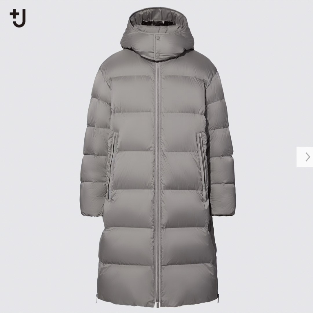 UNIQLO +J ユニクロ ジルサンダー ダウンオーバーサイズコート グレー-