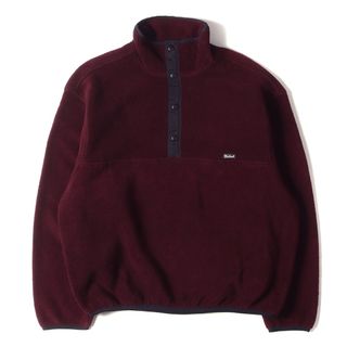 ウールリッチ(WOOLRICH)のWoolRich ウールリッチ フリース サイズ:L 90s ポーラテック プルオーバー フリース USA製 バーガンディー トップス 長袖 90年代 古着 【メンズ】【中古】(その他)