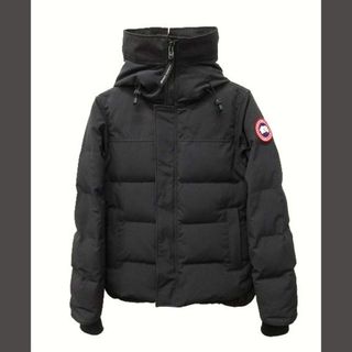 カナダグース(CANADA GOOSE)のカナダグース CANADA GOOSE マクミラン パーカー ブラック XS(ダウンジャケット)