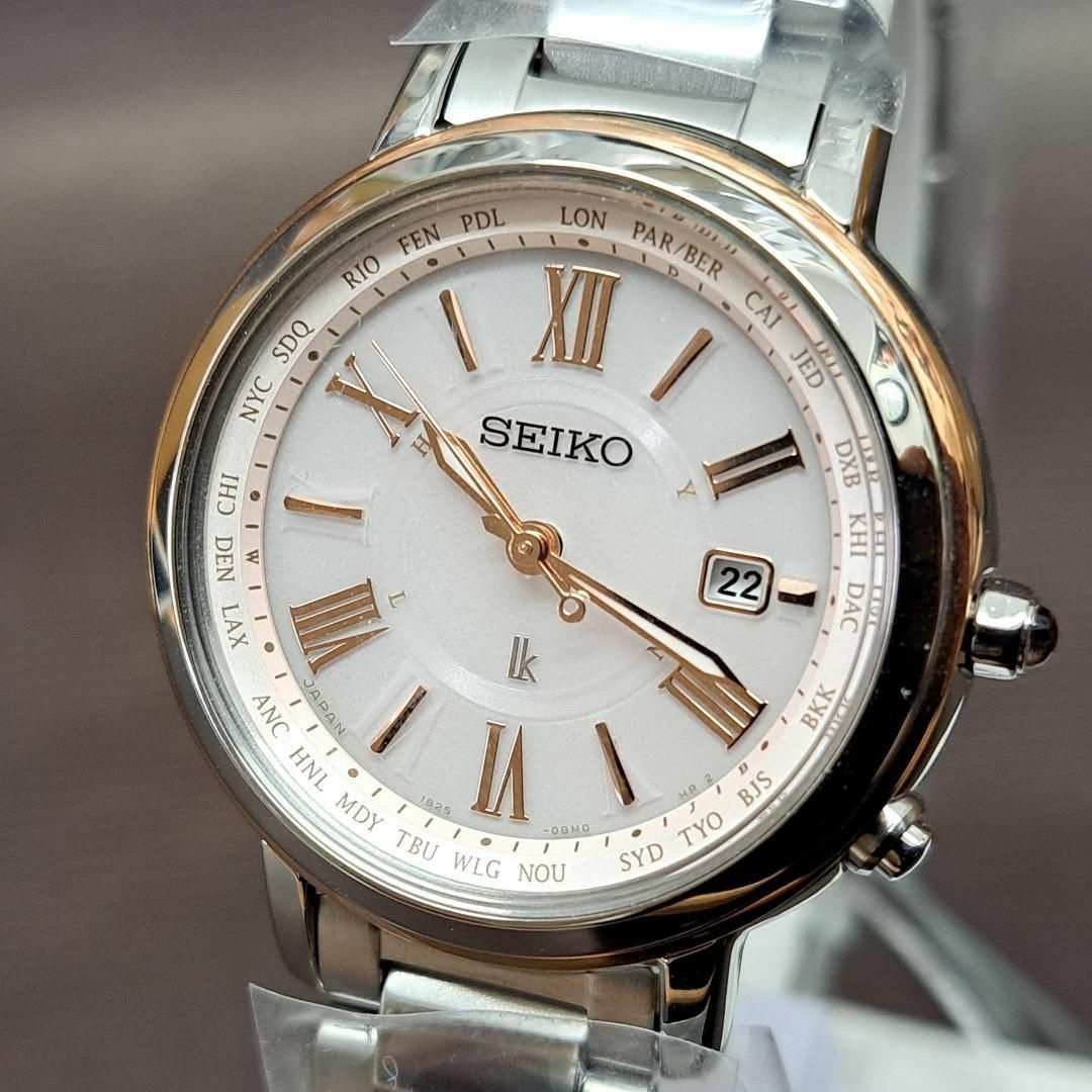 【新品】セイコー SEIKO ルキア SSQV028 ソーラー電波 レディース