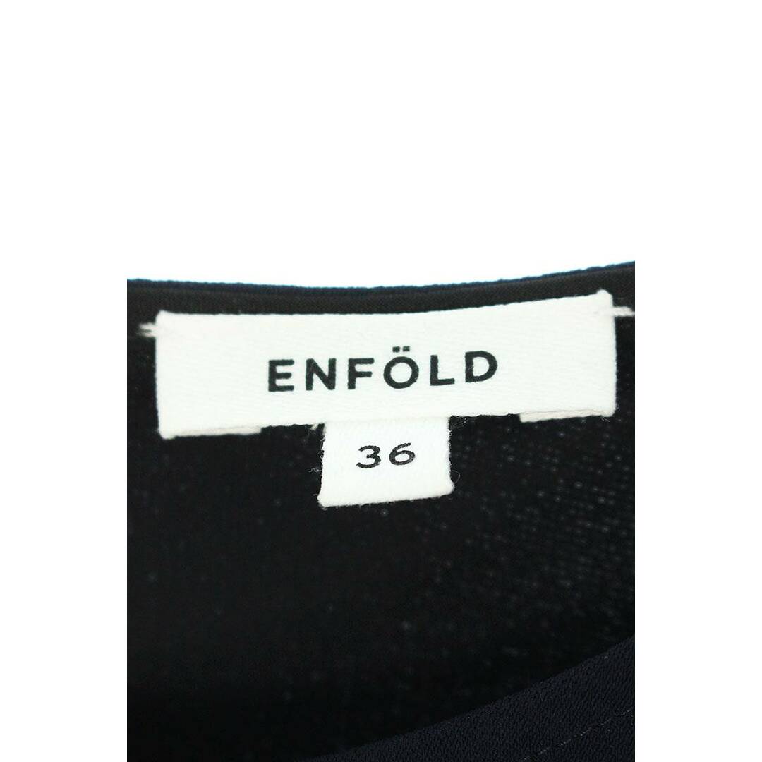 ENFOLD(エンフォルド)のエンフォルド  300DS330-1590 PEダブルクロスフレアトップス レディース 36 レディースのトップス(カットソー(長袖/七分))の商品写真
