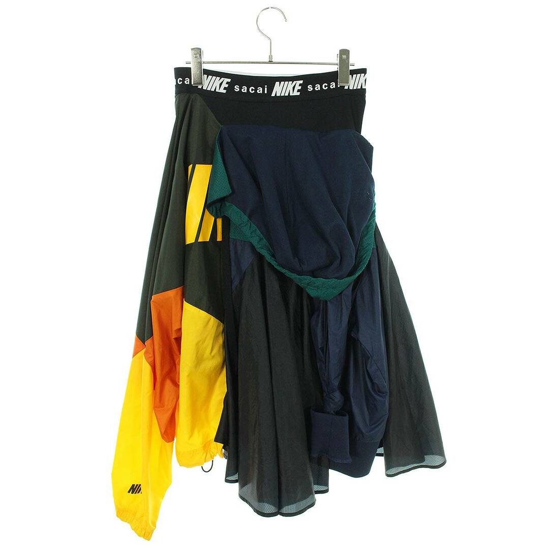 サカイ ×ナイキ NIKE CD6299-010 再構築ドッキングスカート レディース S