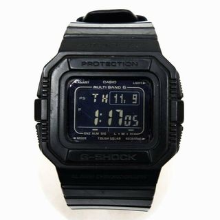 カシオ(CASIO)のCASIO カシオ Ｇショック GW-5510 腕時計 G-SHOCK 電波ソーラー ラバー デジタル ジーショック ブラック【中古】JA-17981(腕時計(デジタル))