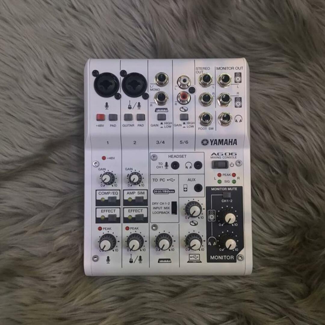YAMAHA(ヤマハ)/ AG06 ミキサー 箱あり 取説あり USBケーブル YAMAHA(ヤマハ)/ AG06 ミキサー 箱あり 取説あり USBケーブル