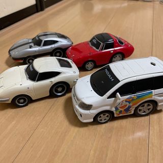 トヨタ(トヨタ)の非売品トヨタ車フルバックカー4点(ミニカー)