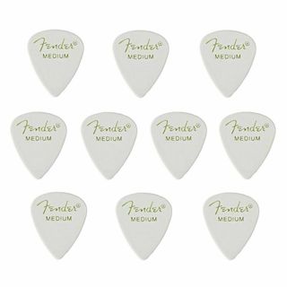 フェンダー(Fender)のFender フェンダー ピック 351 MIDIUM ホワイト 10枚セット(その他)