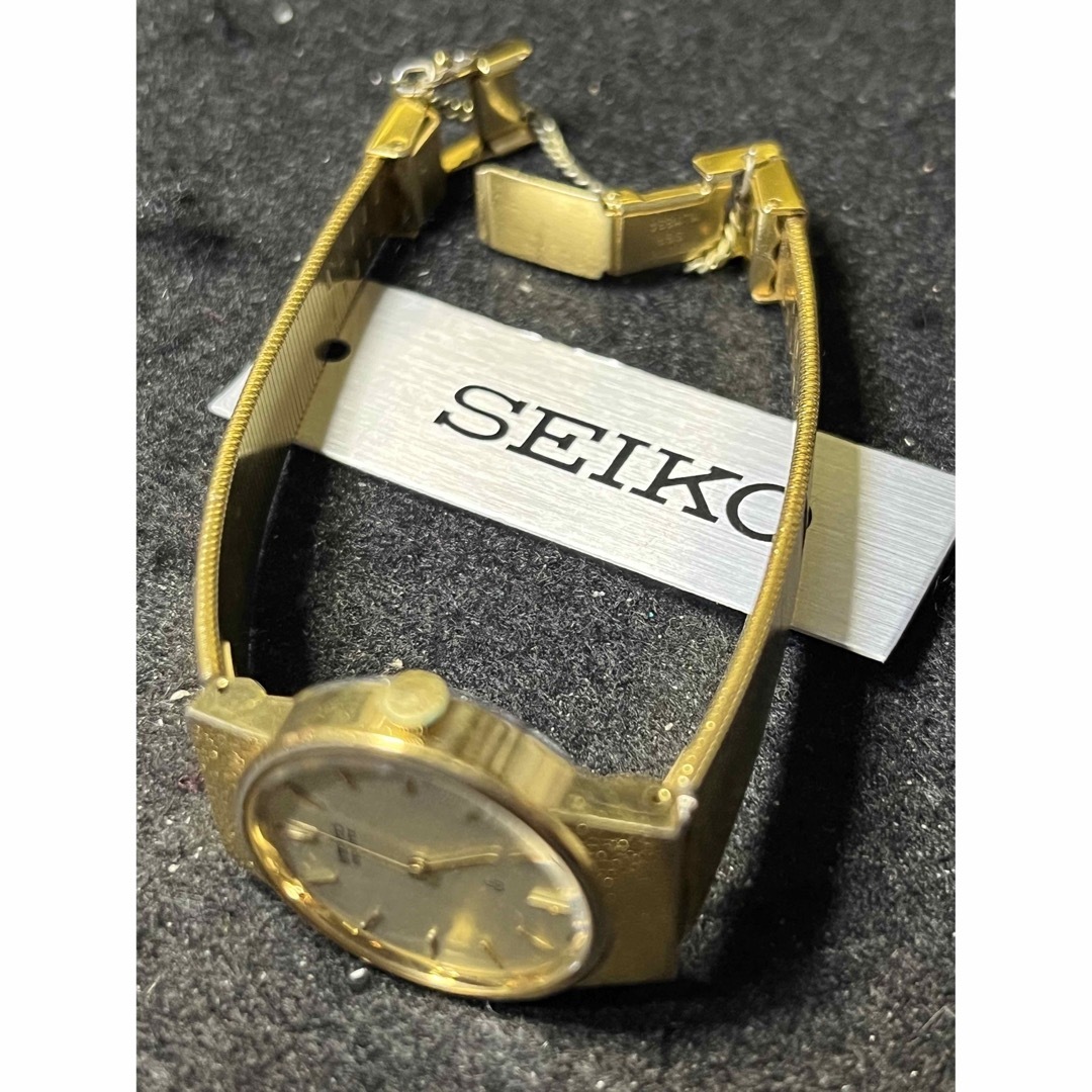 SEIKO(セイコー)の★ビンテージ SEIKO ゴールド色 レディース クォーツ 腕時計 ★保管品 レディースのファッション小物(腕時計)の商品写真