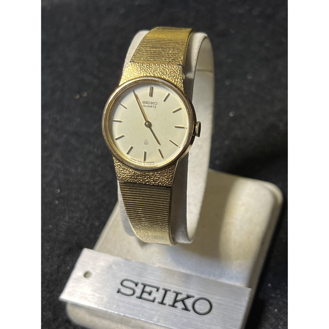 SEIKO(セイコー)の★ビンテージ SEIKO ゴールド色 レディース クォーツ 腕時計 ★保管品 レディースのファッション小物(腕時計)の商品写真