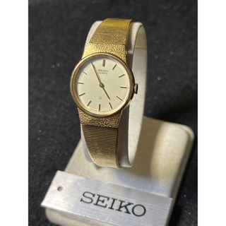 セイコー(SEIKO)の★ビンテージ SEIKO ゴールド色 レディース クォーツ 腕時計 ★保管品(腕時計)