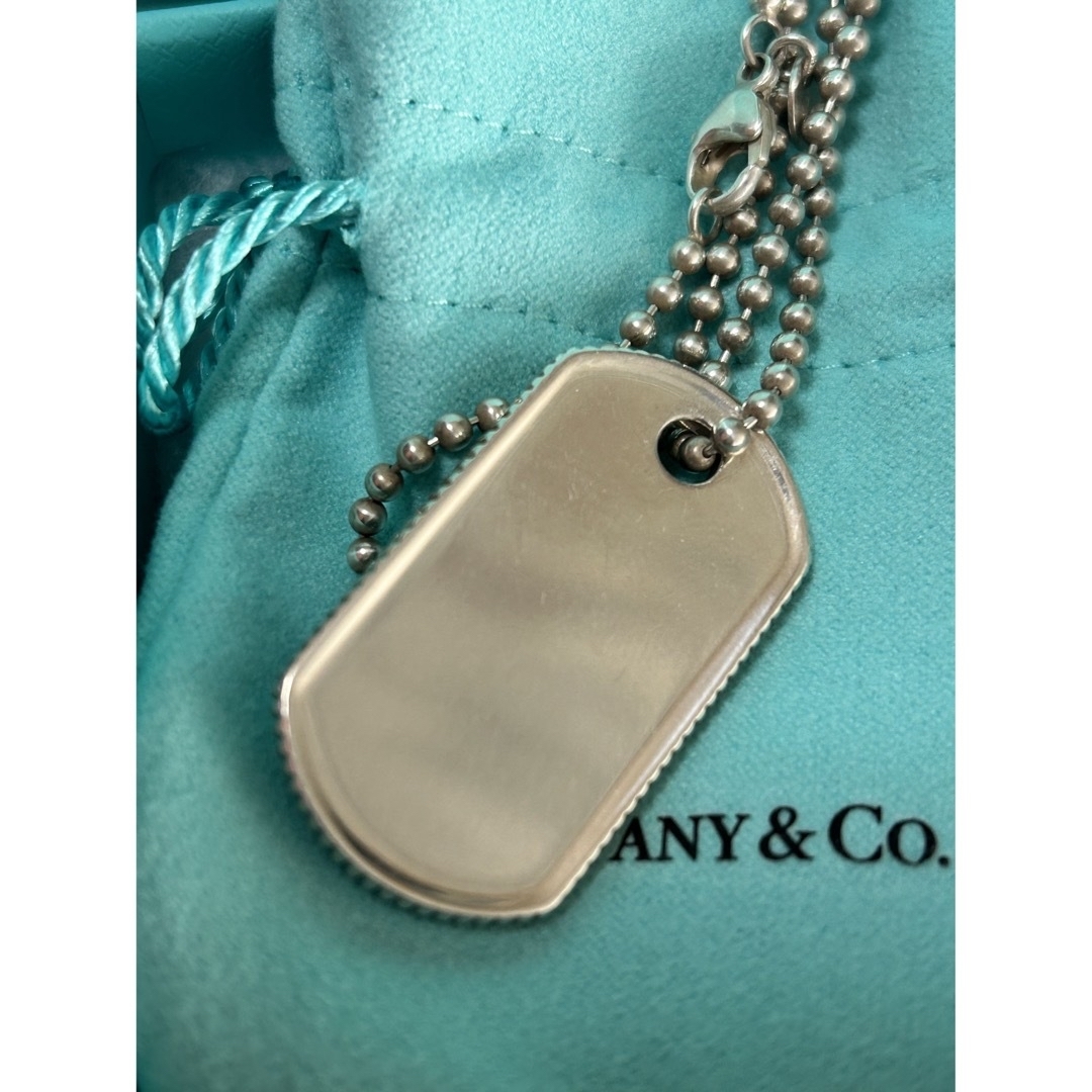 Tiffany & Co.(ティファニー)のTIFFANY ドッグタグシルバー ティファニー ネックレス ペンダント  メンズのアクセサリー(ネックレス)の商品写真