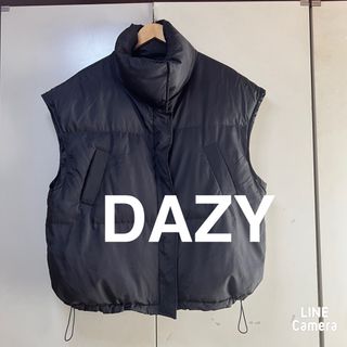 デイジークレア(DazyClair)のDAZY 中綿ビックベスト　黒　M(ダウンベスト)