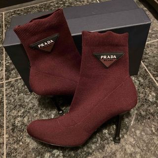 プラダ(PRADA)のプラダ　ソックスブーツ　美品(ブーツ)