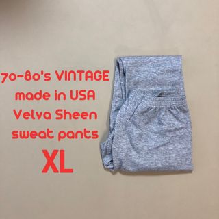 ベルバシーン(VELVA SHEEN)の美品XL 70〜80's velva sheenスウェットパンツ391(その他)