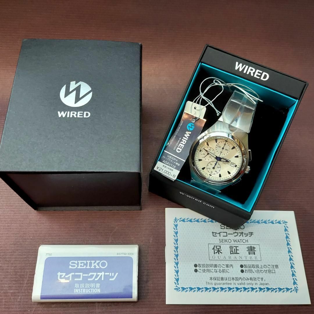 SEIKO(セイコー)の【新品】激レア品 ワイアード 15周年初代クロノリメイクモデル AGAV118 メンズの時計(腕時計(アナログ))の商品写真