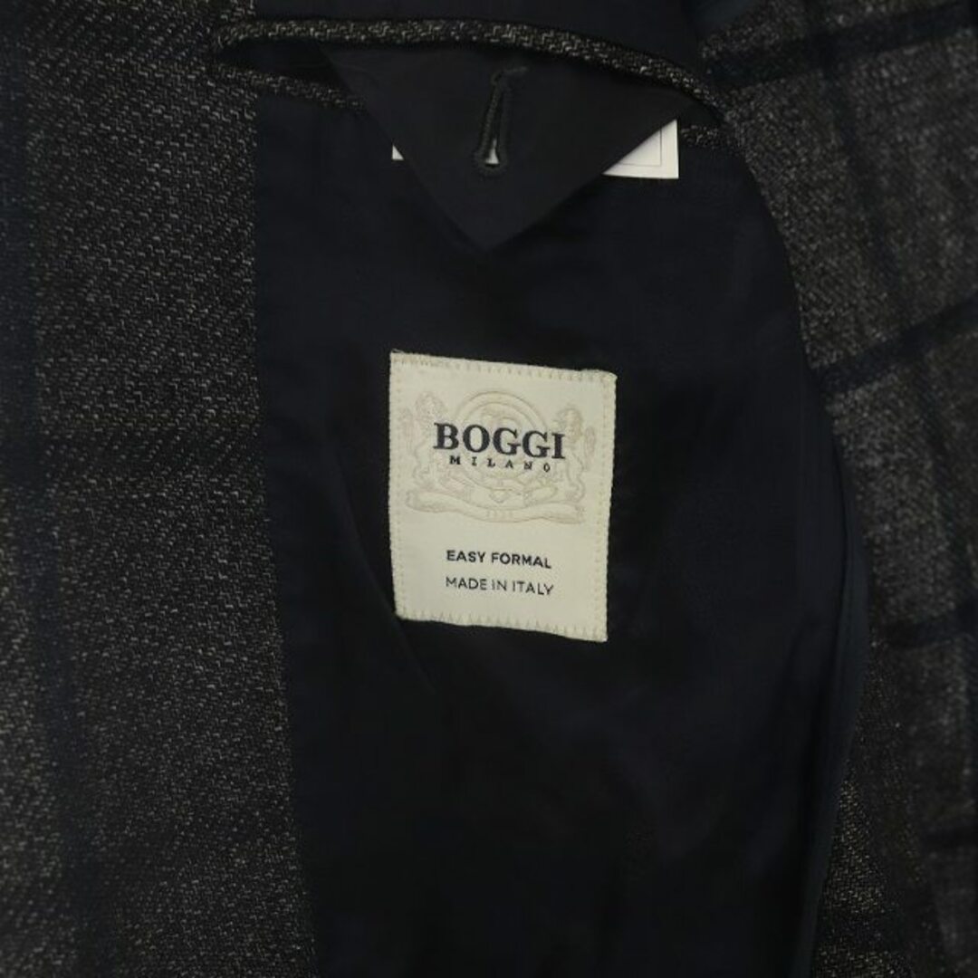 other(アザー)のBOGGI MILANO スーツ テーラードジャケット 2B チェック S メンズのジャケット/アウター(テーラードジャケット)の商品写真