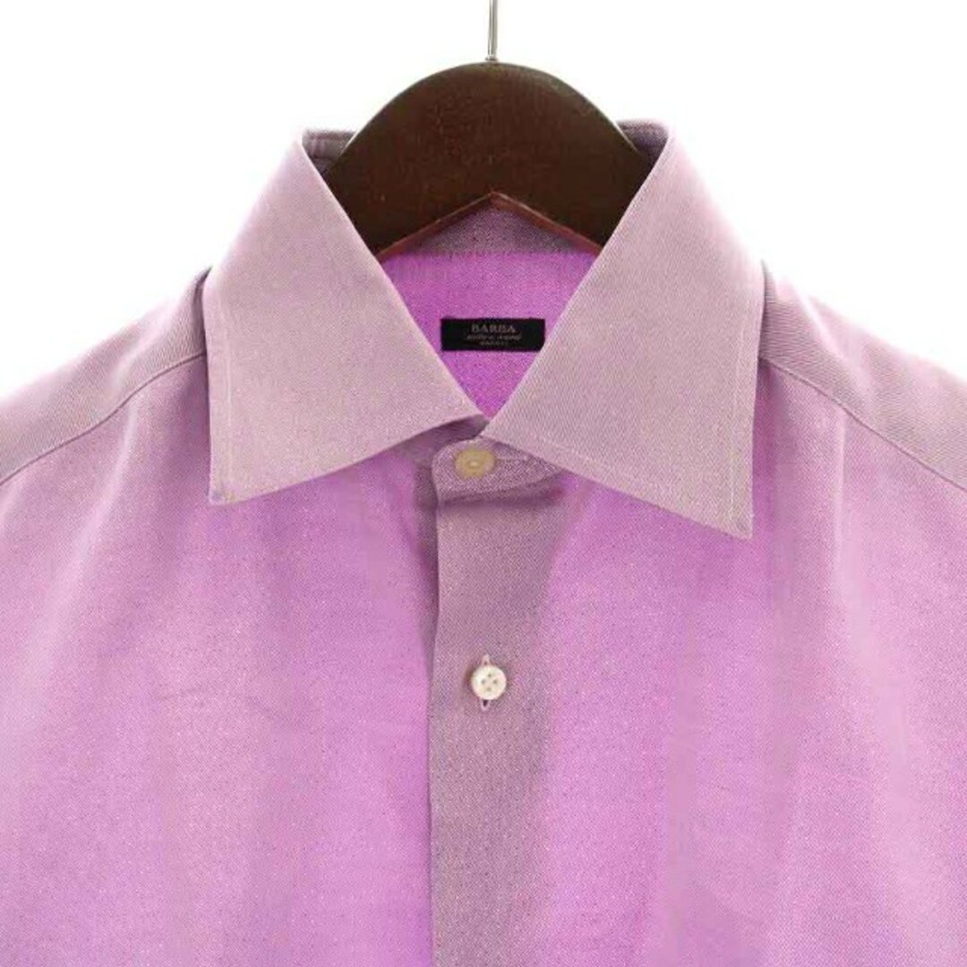 BARBA(バルバ)のバルバ BARBA ワイシャツ ドレスシャツ 長袖 39/15.5 M 紫 メンズのトップス(シャツ)の商品写真