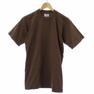 PRO CLUB HEAVY WEIGHT Tシャツ カットソー 半袖 S 茶(Tシャツ/カットソー(半袖/袖なし))