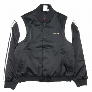 アディダス(adidas)の21aw アディダス SATIN VAR JACKE バーシティジャケット O(ブルゾン)