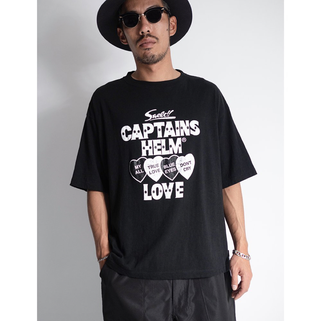 STANDARD CALIFORNIA(スタンダードカリフォルニア)の新品タグ付CAPTAINS HELM SWEET VINTAGE Tシャツ　L メンズのトップス(シャツ)の商品写真