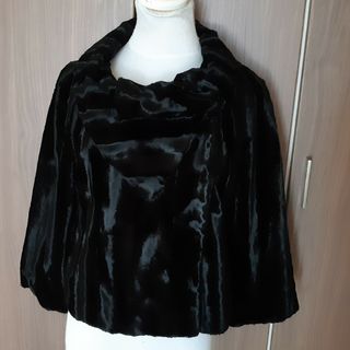 ザラ(ZARA)の◆美品◆ZARA◆ボレロジャケット◆黒◆ベロア◆S◆(その他)