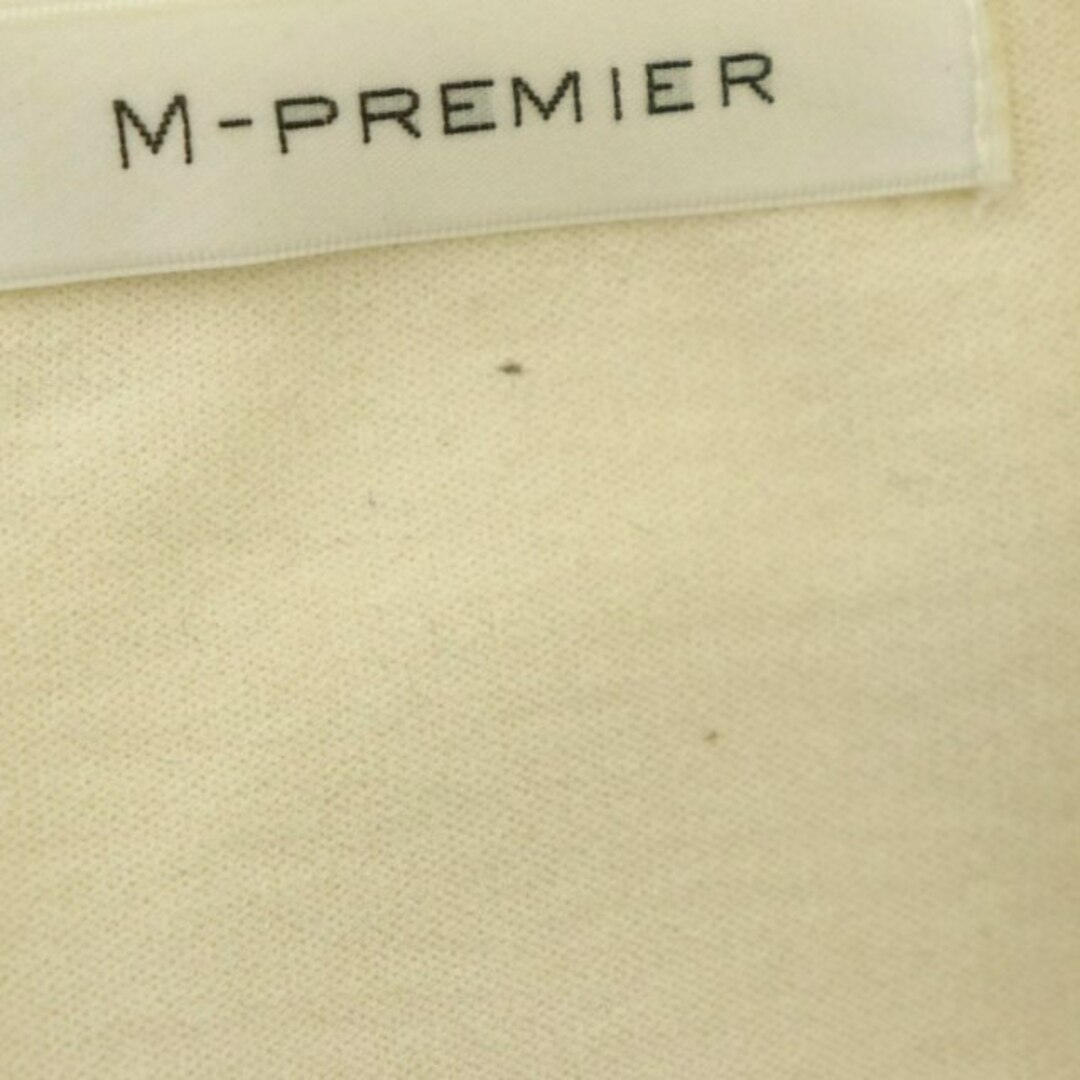 M-premier(エムプルミエ)のエムプルミエ カーディガン ニット 長袖 金ボタン 38 アイボリー レディースのトップス(カーディガン)の商品写真