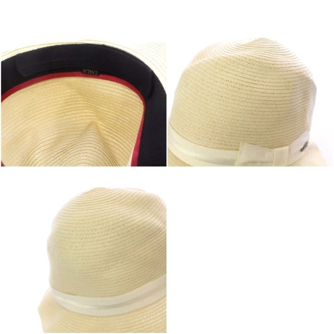 Borsalino(ボルサリーノ)のボルサリーノ Borsalino 18.57 ×CA4LA 帽子 59 白 メンズの帽子(その他)の商品写真