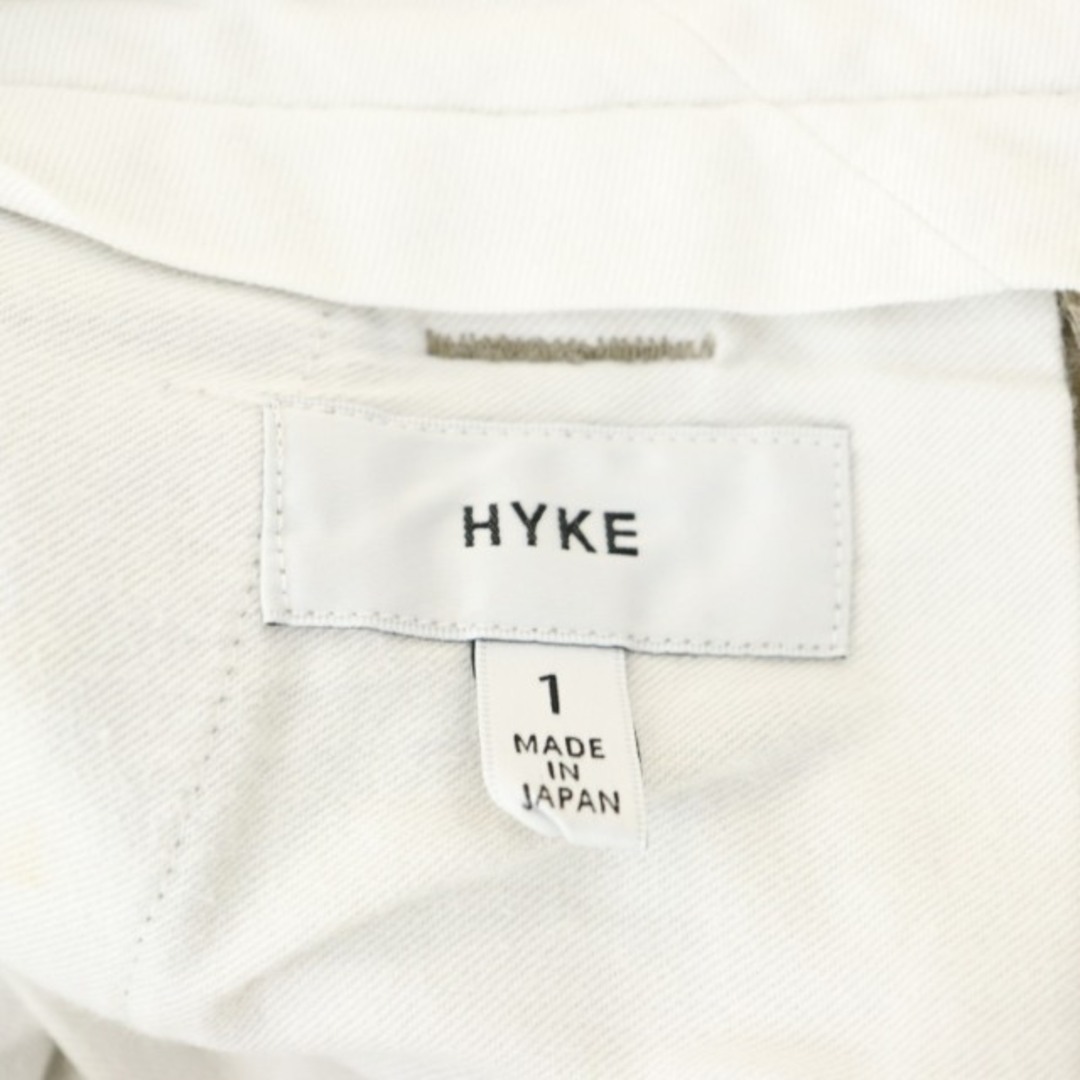 HYKE(ハイク)のハイク HYKE ワイドパンツ ジッパーフライ 1 ライトブラウン /MI レディースのパンツ(その他)の商品写真